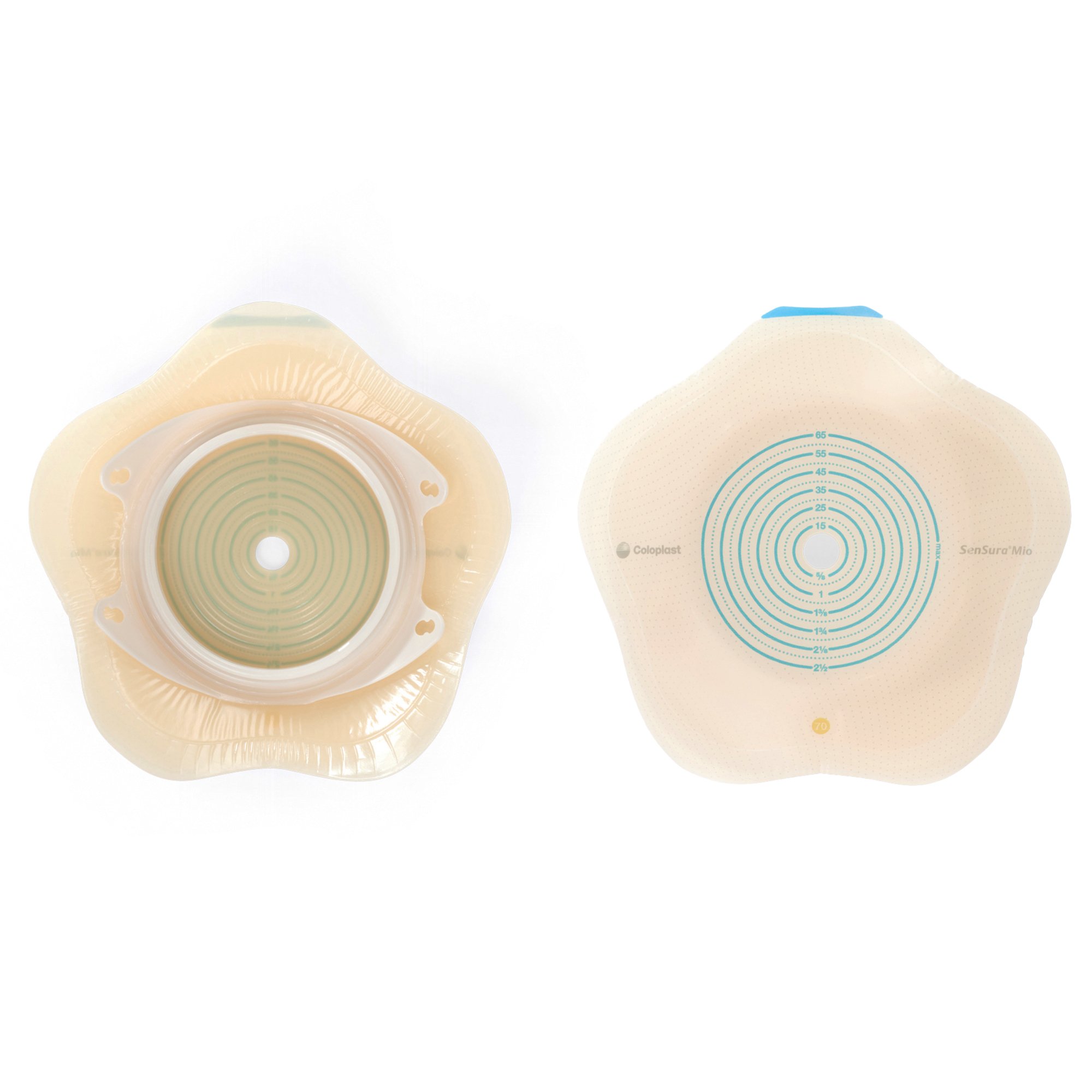 SenSura Mio Click Convex Flip Ostomy Barrier, Trim to fit 10  65 mm Stomas MK 1124347