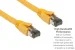 Cat8 Ethernet Patch Cable, Shielded, 40Gbps, Snagless, 15 ft, Yellow