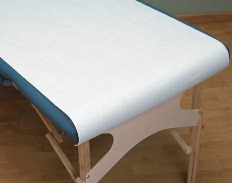 Table Paper Spa Essentials 21 Inch Width 125 Foot Length White Crepe MK 711720