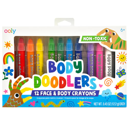 Body Doodlers Face & Body Crayons