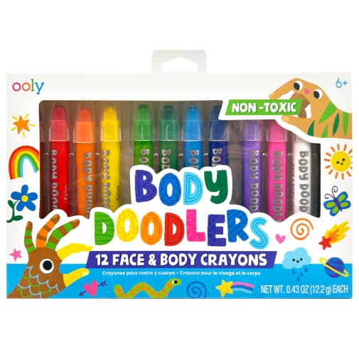 Body Doodlers Face & Body Crayons