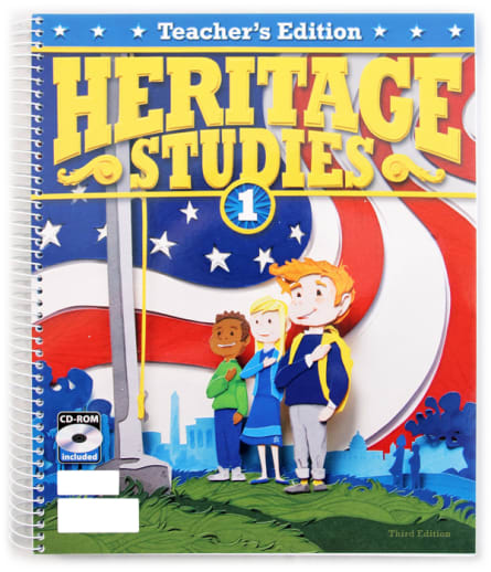 BJU Press Heritage Studies 1 Teacher Book & CD 3rd Edition