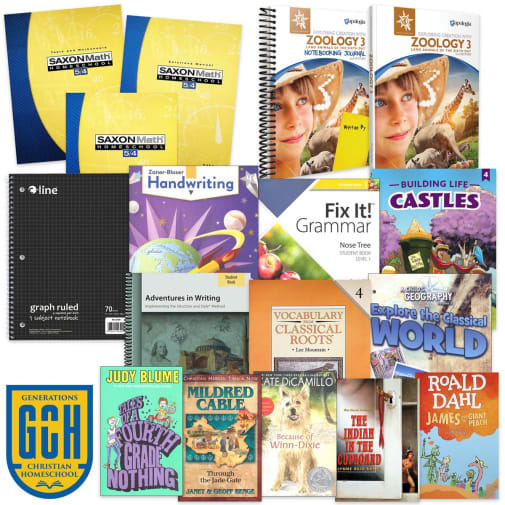 Generations Homeschool Grade 4 Curriculum Pkg