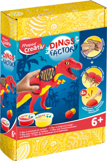 Creativ Dinosaur Factory Quick-Drying Modeling Dough Kit