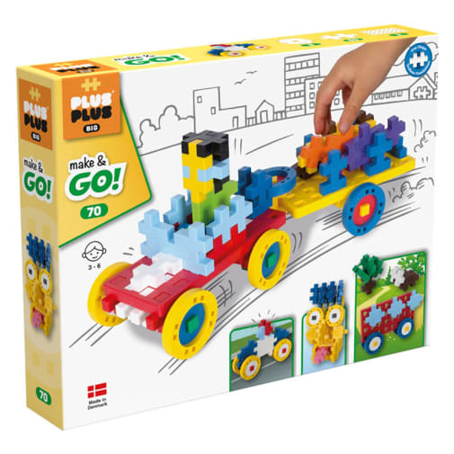 Plus-Plus Big Make & Go! 70 piece