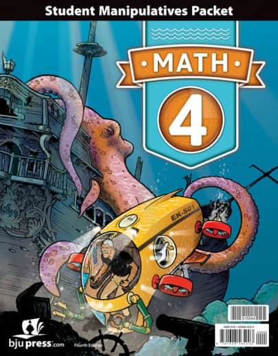 BJU Press Math 4 Student Manipulatives Packet 4th Edition