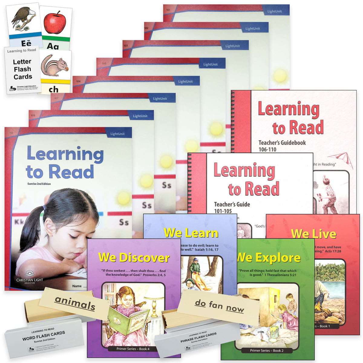 Christian Light Learning to Read Complete Set Sunrise 2nd Edition