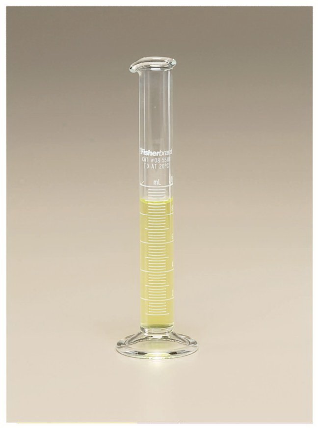 Graduated Cylinder Fisherbrand Borosilicate Glass 100 mL MK 889634