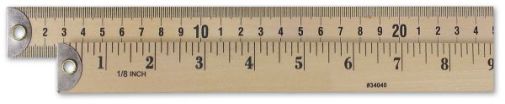 Meter Stick with Metal Ends, Pack of 6 - Arbor Scientific