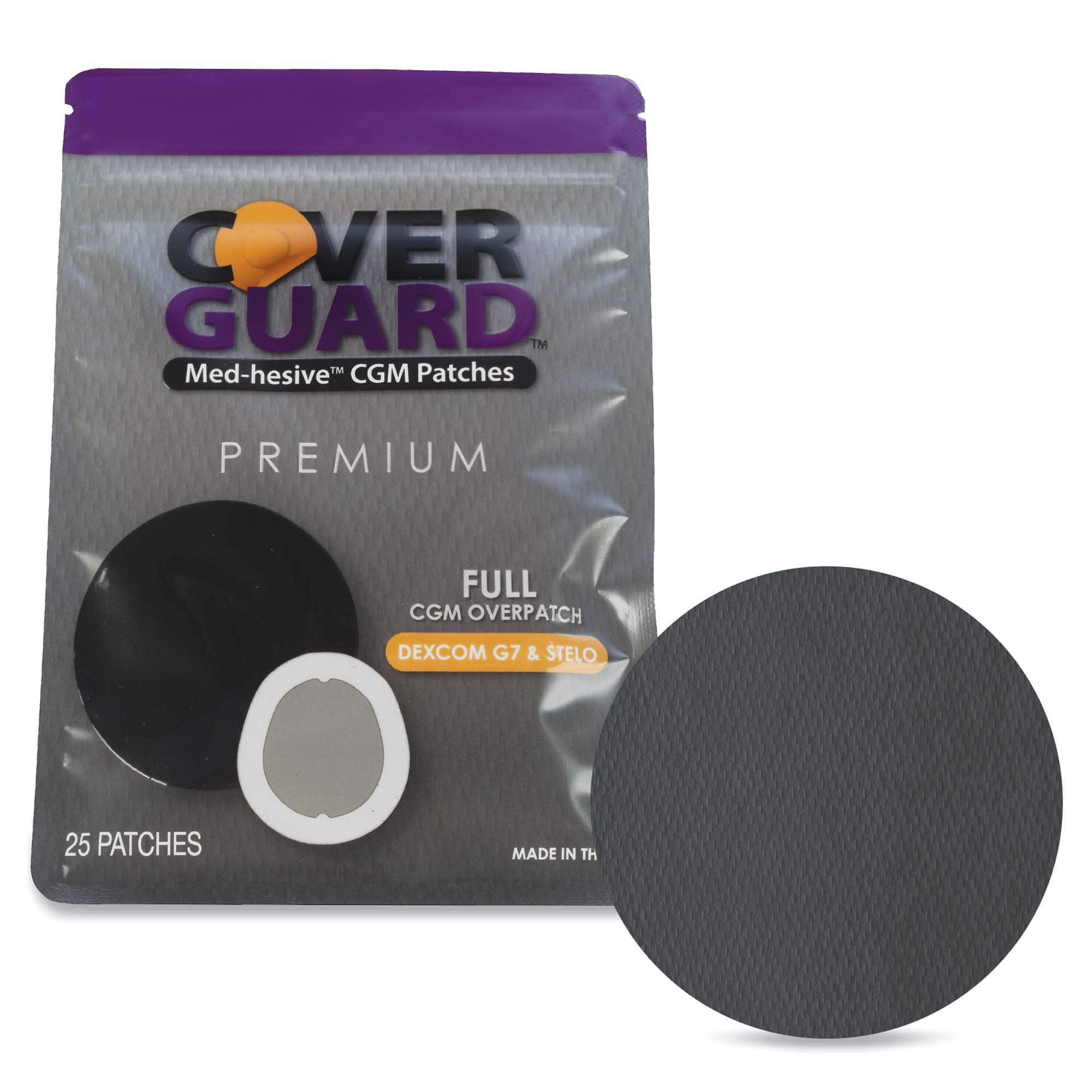 Sensor Overpatch CoverGuard Black For Dexcom G7 Sensor MK 1273924