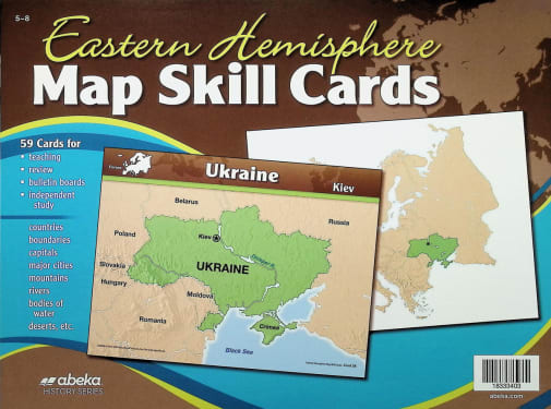 Abeka Eastern Hemisphere Map Skill Cards