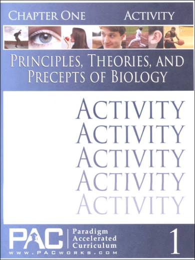 Principles, Theories & Precepts of Biology Chapter 1 Activities