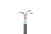 Cat6 Bulk Ethernet Cable, Shielded, Solid, CMR, Spool, 1000 ft, 550 Mhz, Gray