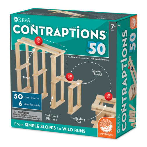 KEVA Contraptions Pine 50 Plank Set