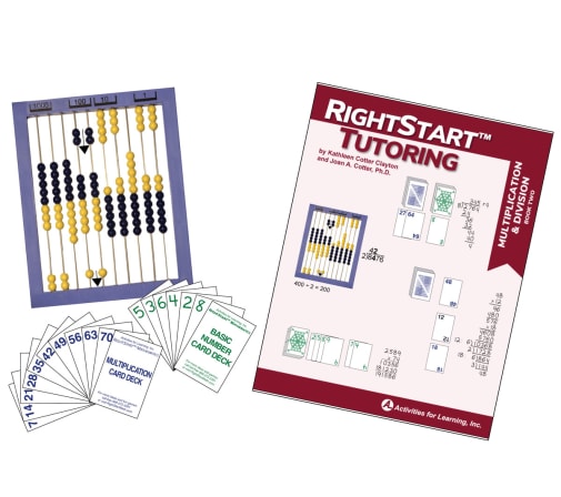 RightStart Tutoring Multiplication and Division Book Two Kit