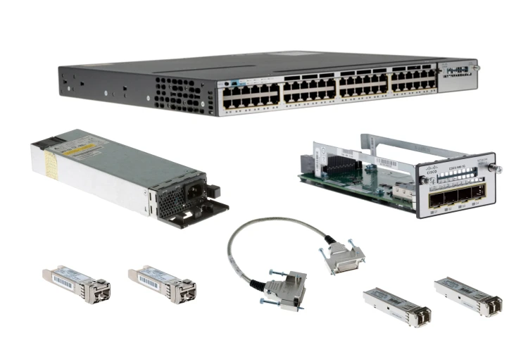 Cisco 3750X Series 48 Port PoE+ Deployment Kit, WS-C3750X-48P-S, Refurbished, Original Cisco 3750X Series 48 Port PoE+ Deployment Kit, WS-C3750X-48P-S, Refurbished, Original
