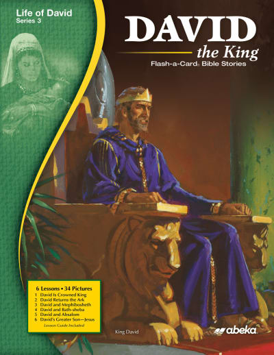 David the King Flash-a-Card Bible Stories, Revised (Abeka)