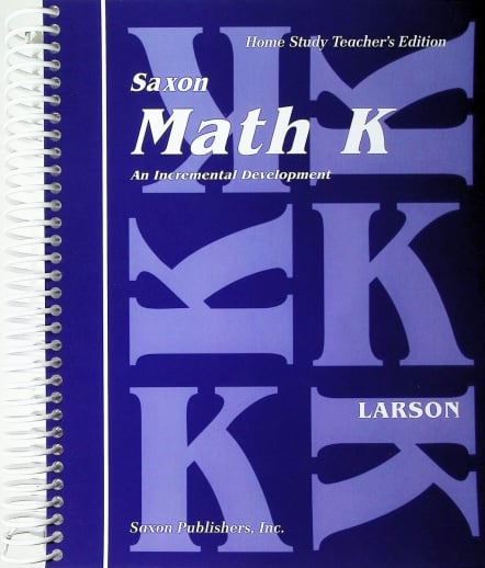 Saxon Math K Teacher Edition