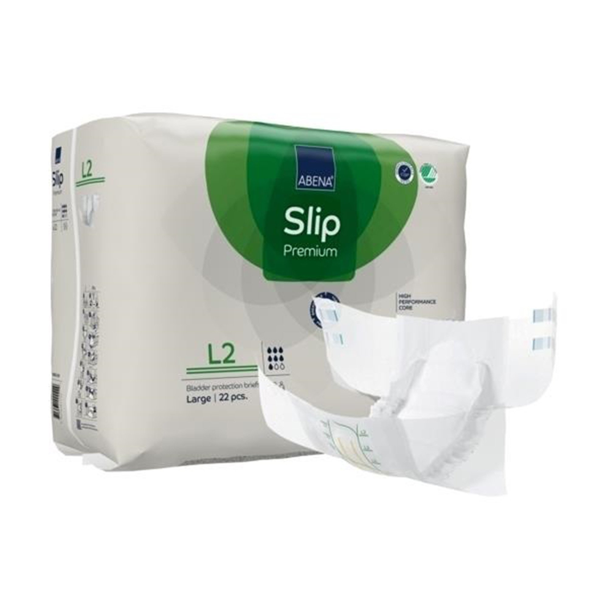 Abena Slip Premium L2 Incontinence Brief, Large MK 1218206