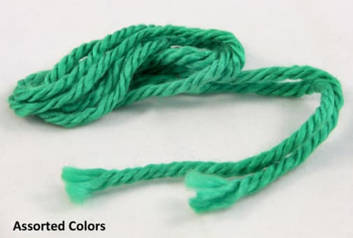 Art Yarn Bright Colors Assortment, 5 Feet, Single Strand