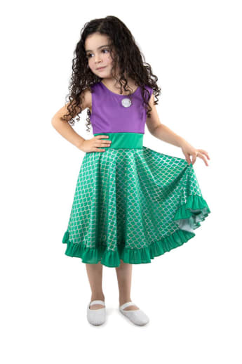 Little Adventures Mermaid Twirl Dress, Size 8