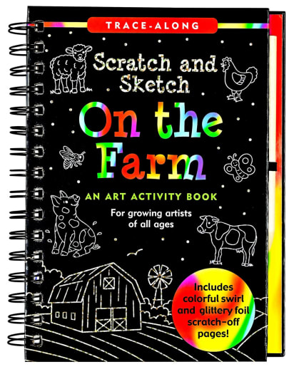 Scratch and Sketch On the Farm Activity Book
