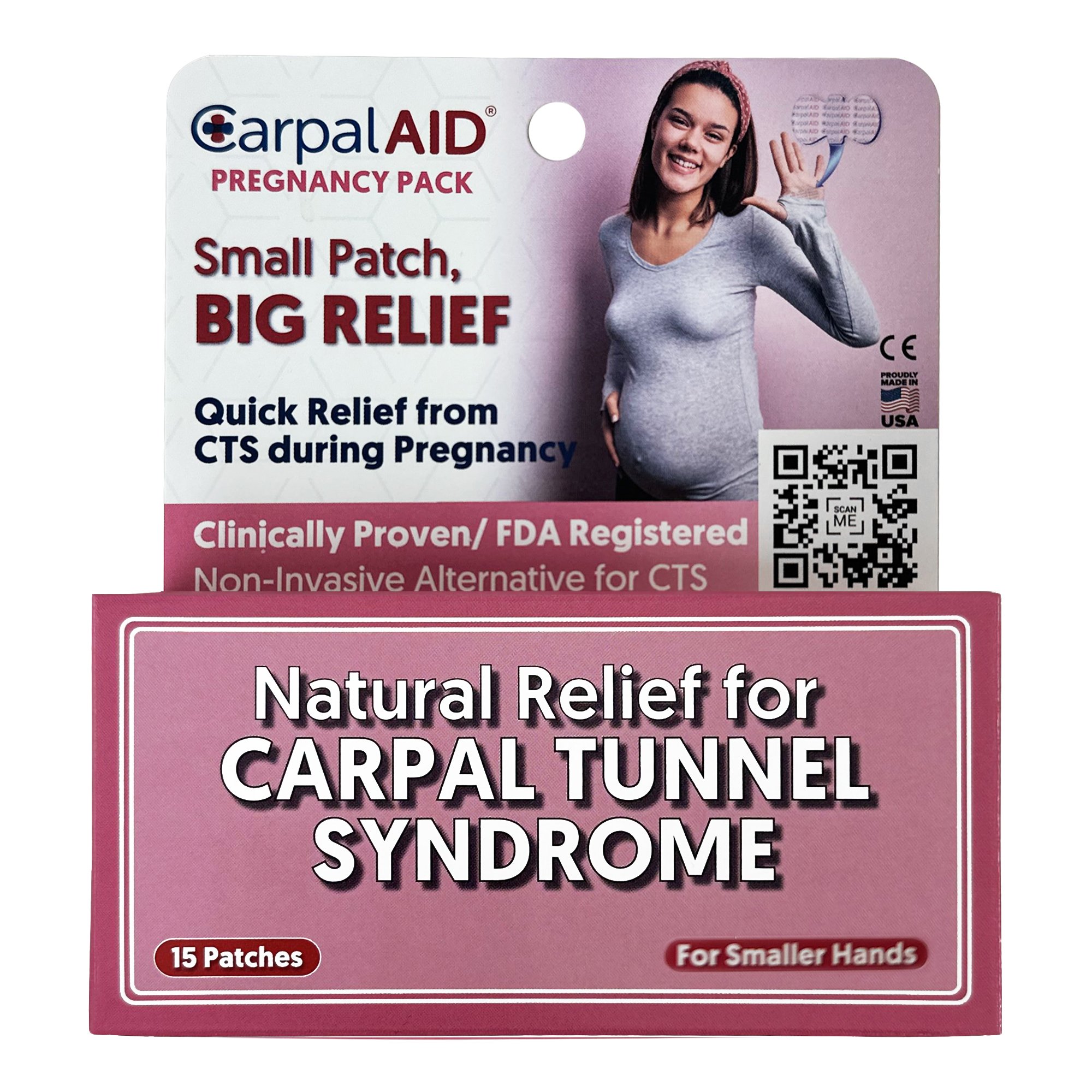 CarpalAid Patch Pregnancy Hand-Based Carpal Tunnel Support, Small MK 1233612