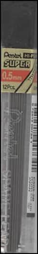 Pentel Twist-Erase III HB 0.5 Lead Refill-12pc/tube