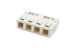 RJ45 Blank Surface Mount Box, 4 Ports, White