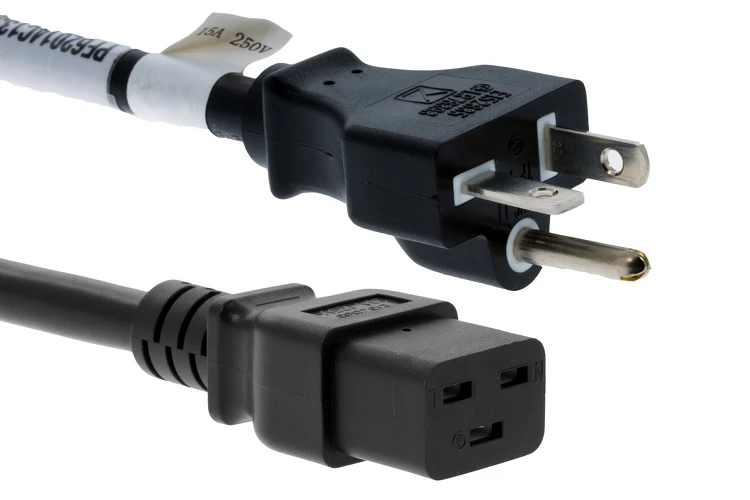 AC Power Cord | 6-20P to C19 | 12 AWG | 15 ft