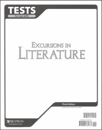 BJU Press Excursions in Literature Tests 3rd Edition