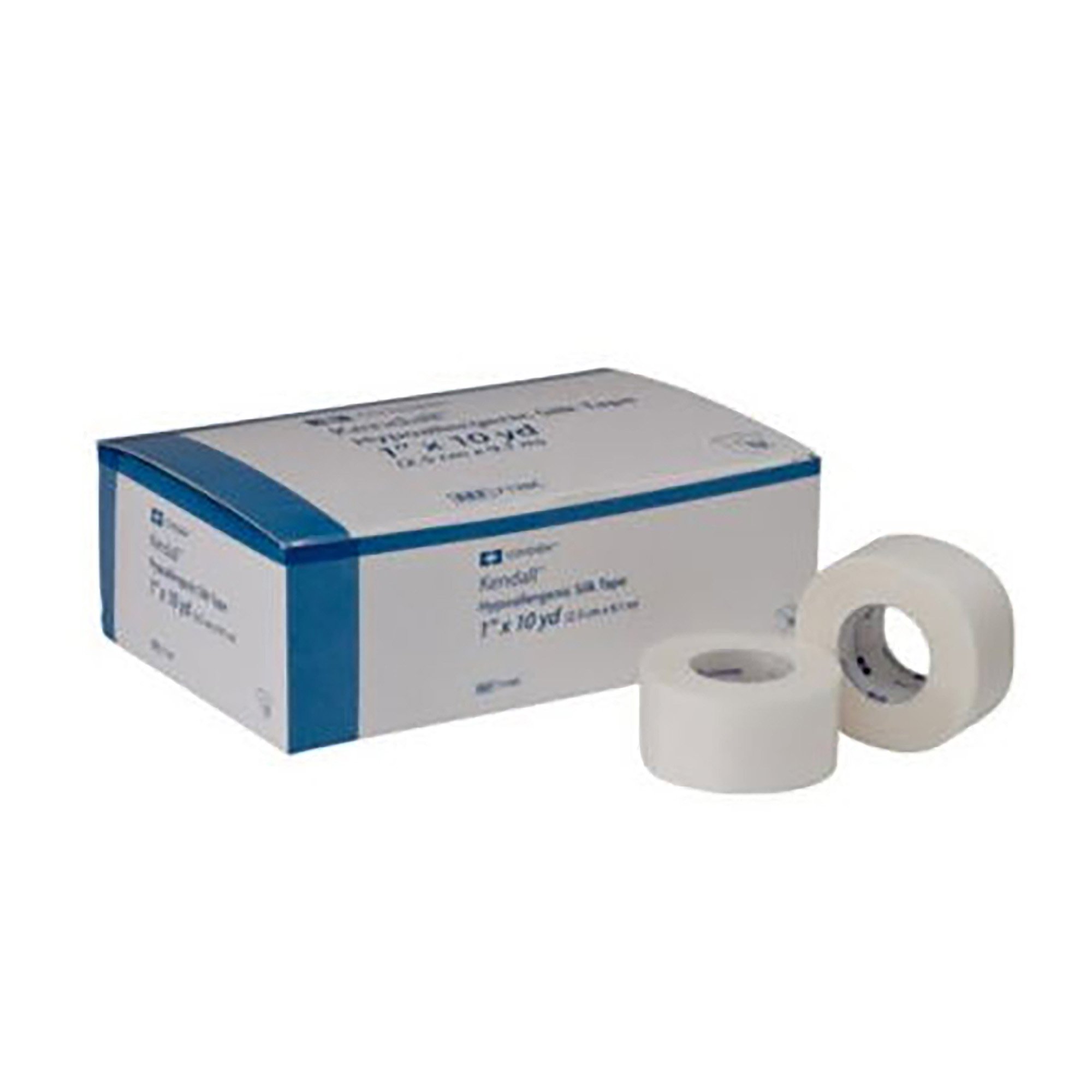 Kendall Hypoallergenic Silk-Like Cloth Medical Tape, 2 Inch x 10 Yard, White MK 696202