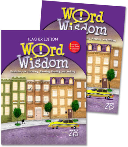 Zaner-Bloser Word Wisdom Grade 8 Home School Bundle - Student Edition/Teacher Edition (2013 edition)
