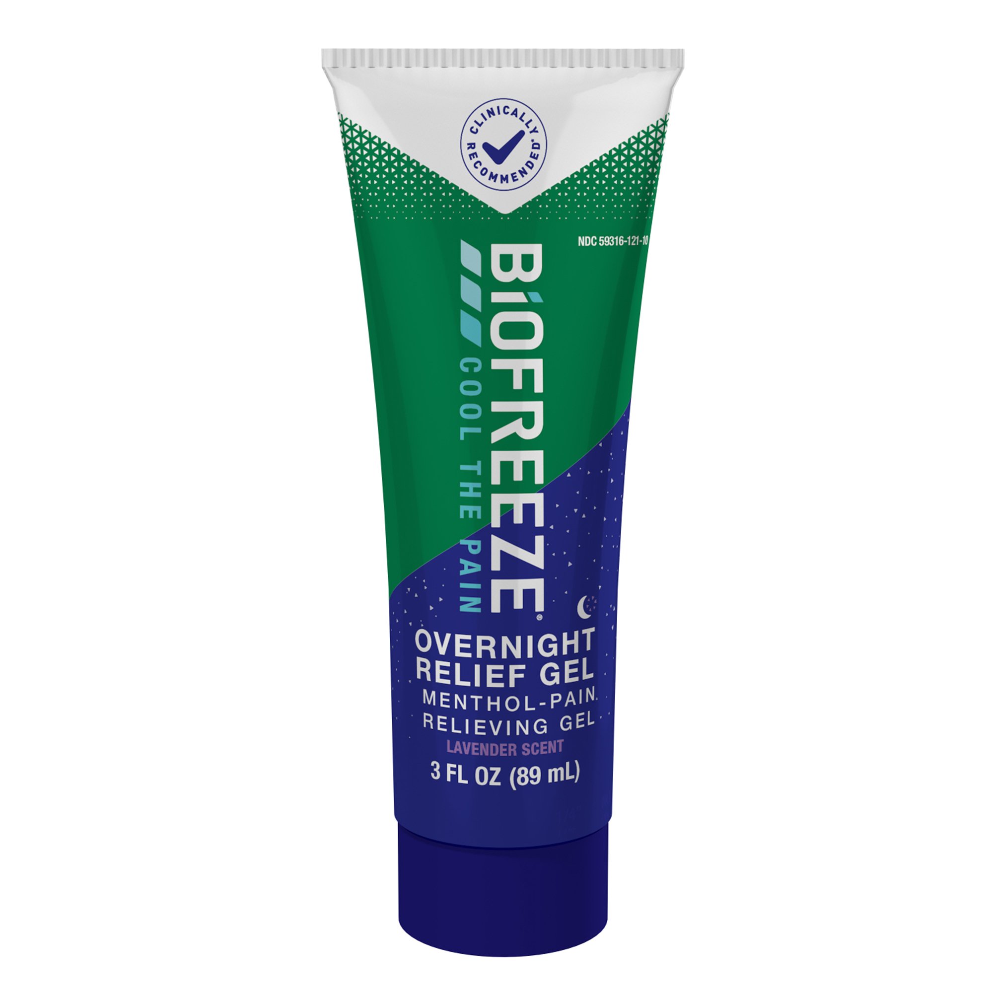 Biofreeze Overnight Relief Menthol Pain-Relieving Gel, Lavender Scent MK 1246924