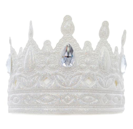 Little Adventures Silver Duchess Full Crown Dress Up Accessory