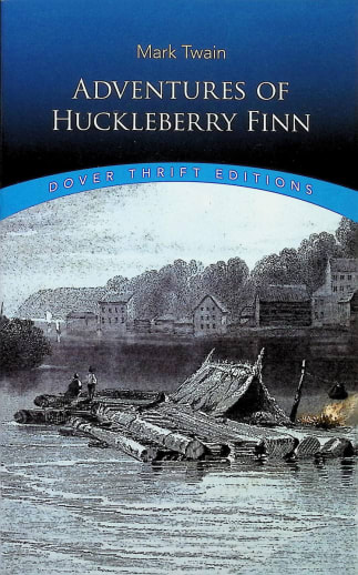 Adventures of Huckleberry Finn by Mark Twain (Thrift Edition)