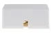RJ11 Single Port Surface Mount Jack White