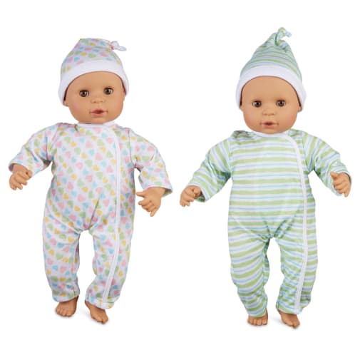 Melissa & Doug Mine to Love Twins - Sebastian & Sofia 15" Dolls