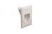 1-Gang Recessed Low Voltage Cable Plate, White