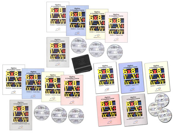 VideoText Algebra Modules A,B,C Set (DVD)