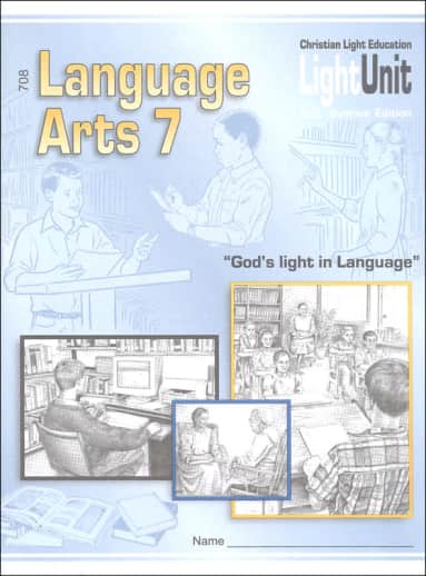 Christian Light Language Arts LightUnit 708 Sunrise Edition