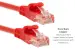 Cat5e Ethernet Patch Cable, Snagless, UTP, 1 ft, Red