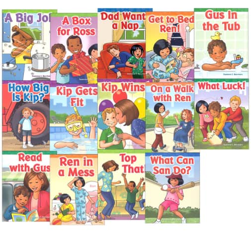 Levels 1-3 Short Vowel Package (14 books)