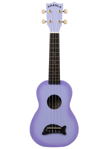 Makala Dolphin Ukulele (Soprano) - Purple Burst