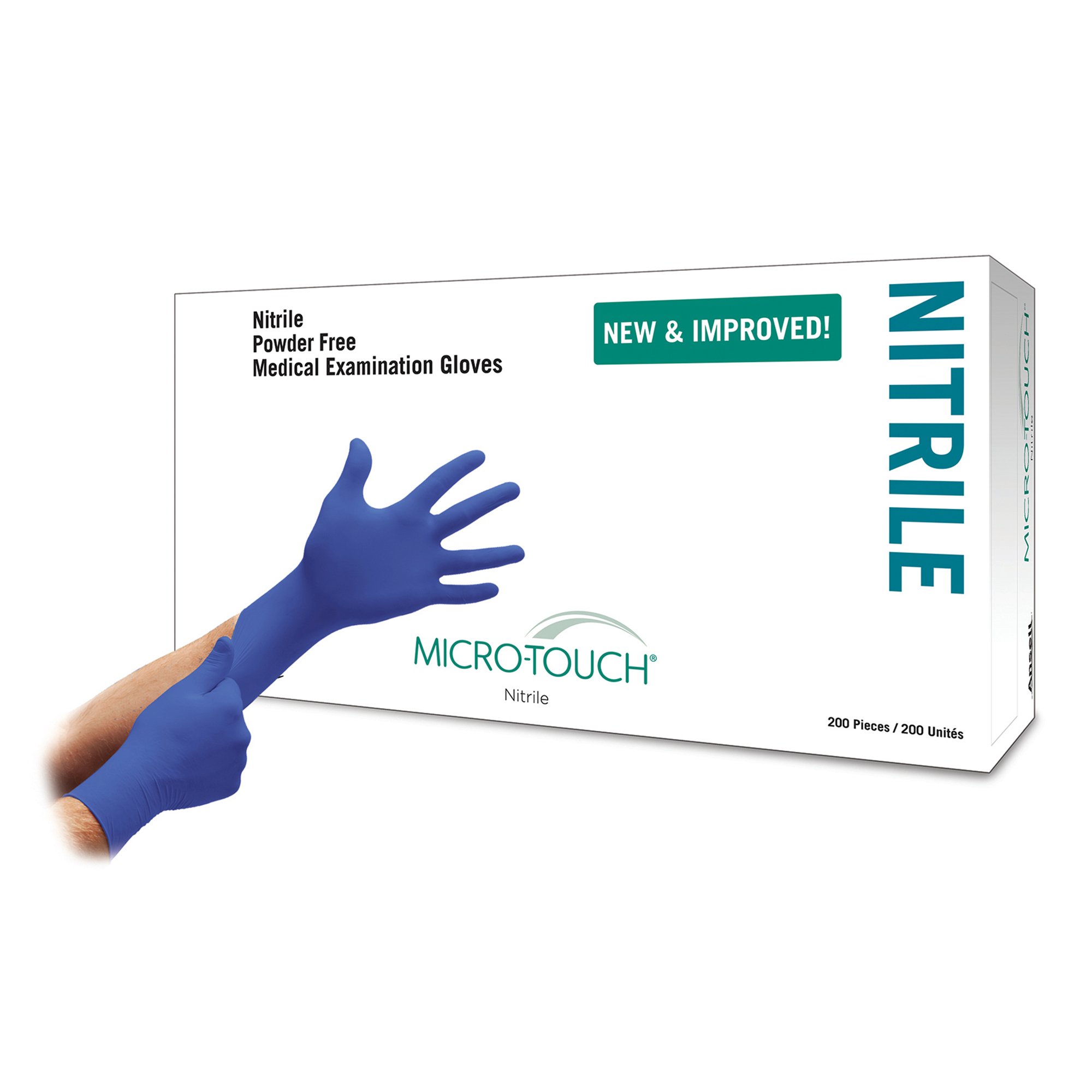 Micro-Touch Nitrile Exam Glove, Small, Blue MK 703150