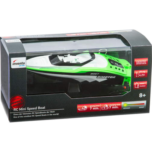 RC Mini Speed Boat, Green