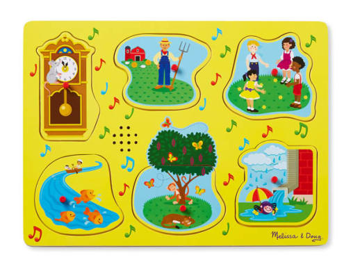 Melissa & Doug Sing-Along Nursery Rhymes 1 Sound Puzzle
