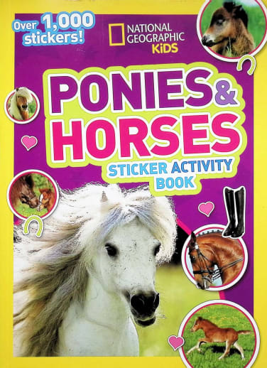 National Geographic Kids Ponies and Horses Sticker Activity Book