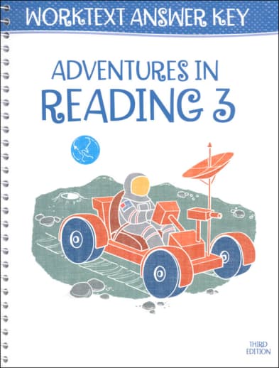 BJU Press Reading 3 Student Worktext Key 3rd Edition