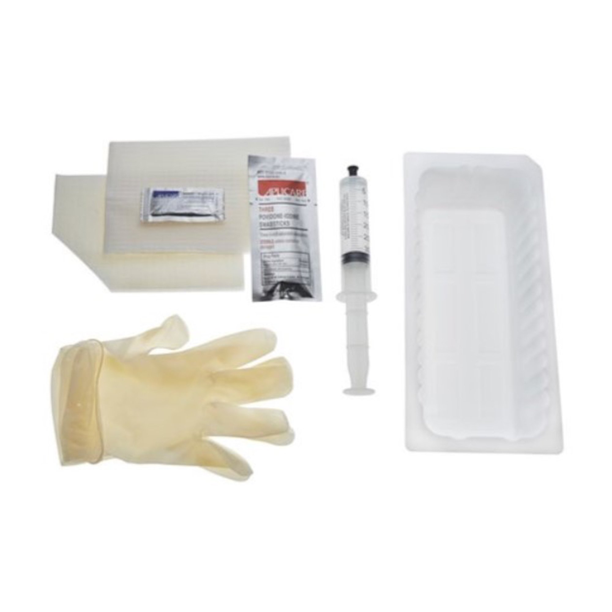 AMSure Catheter Insertion Tray, Prefilled 30 mL Syringe, PVP MK 646058